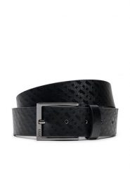 Boss Pasek Męski Barn 50524047 Czarny. Czarne paski damskie Boss, bez wzorów, ze skóry. Za 249.99 zł.