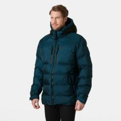 Kurtka z kapturem Helly Hansen Park. Niebieskie kurtki męskie Helly Hansen, m, bez wzorów, z puchu, z kapturem. W wyprzedaży za 975.25 zł.