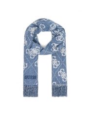 Guess Szalik AM9562POL03 Błękitny. Niebieskie rękawiczki męskie Guess, z aplikacjami, z materiału. Za 239.99 zł.