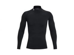 Koszulka treningowa męska Under Armour Heatgear Mock. Białe koszulki sportowe męskie Under Armour, m, bez wzorów, z materiału, bez kołnierzyka, bez ramiączek, do biegania. Za 205.95 zł.