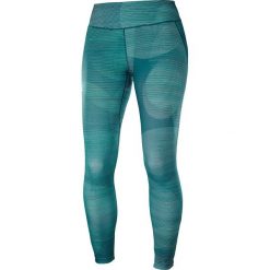 Legginsy "Agile" w kolorze turkusowym do biegania. Niebieskie legginsy damskie Salomon, xs, bez wzorów, z materiału, climacool (adidas). W wyprzedaży za 131.95 zł.