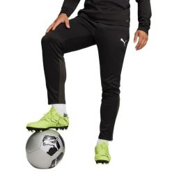 Męskie Treningowe Spodnie Do Biegania Team Goal. Białe spodnie sportowe męskie Puma, m, bez wzorów, z materiału, do biegania. Za 155.99 zł.