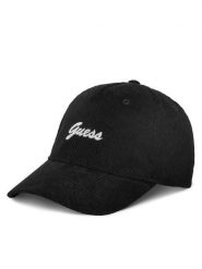 Guess Czapka z daszkiem V5BZ10 WF760 Czarny. Czarne rękawiczki damskie Guess, z aplikacjami, z materiału. Za 129.99 zł.
