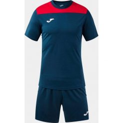 Zestaw koszulka i spodenki Joma Phoenix II. Czerwone szorty dla chłopców Joma, bez wzorów, z dresówki, sportowe. Za 111.30 zł.