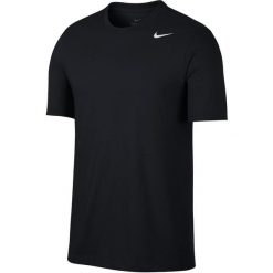 Koszulka treningowa męska Nike M NK Dry Tee Dfc Crew Solid. Białe koszulki sportowe męskie Nike, m, bez wzorów, bez kołnierzyka, bez ramiączek, dri-fit (nike). Za 237.00 zł.
