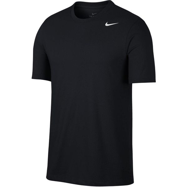 Koszulka treningowa męska Nike M NK Dry Tee Dfc Crew Solid. Białe koszulki sportowe męskie Nike, m, bez wzorów, bez kołnierzyka, bez ramiączek, dri-fit (nike). Za 235.00 zł.