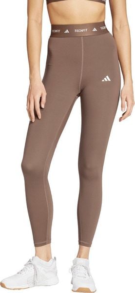 Legginsy damskie adidas Techfit 7/8 brązowe JW5181 L. Brązowe legginsy damskie Adidas, l, bez wzorów. Za 301.05 zł.