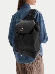 Beverly Hills Polo Club Plecak CEO-BHPC-C-017-09 Czarny. Czarne plecaki damskie Beverly Hills Polo Club, bez wzorów, z materiału. Za 185.99 zł.