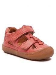 Froddo Sandały Ollie Sandal G G2150187-3 M Czerwony. Czerwone sandały dziewczęce Froddo, ze skóry, bez zapięcia. Za 189.99 zł.