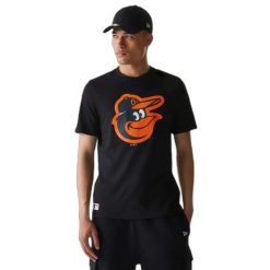 Koszulka Baltimore Orioles Nos MLB Regular. Czarne koszulki sportowe męskie New Era, na lato, xl, bez wzorów, z bawełny, bez kołnierzyka, bez ramiączek. Za 126.50 zł.