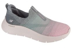 Buty sportowe Sneakersy damskie, Go Walk Flex - Cali Sunset. Czerwone obuwie sportowe damskie Skechers, bez wzorów, z materiału, trekkingowe. Za 419.00 zł.