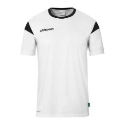 Koszulka sportowa męska Uhlsport 100225317. Białe koszulki sportowe męskie Uhlsport, m, bez wzorów, z poliesteru, bez kołnierzyka, bez ramiączek, do piłki nożnej. W wyprzedaży za 76.00 zł.