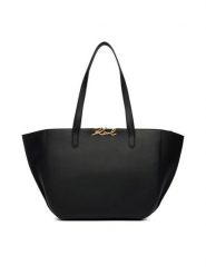 KARL LAGERFELD Torebka B3W30019 Czarny. Czarne torebki do ręki damskie KARL LAGERFELD, bez wzorów, ze skóry, bez dodatków. Za 1,749.00 zł.