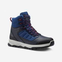 Second Life - Buty turystyczne męskie Quechua MH500 Mid... - Stan Doskonały. Czarne trekkingi męskie QUECHUA, na jesień, trekkingowe. Za 296.99 zł.