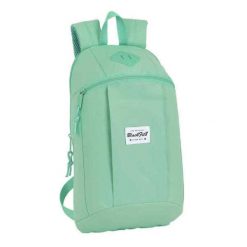 Plecak Casual BlackFit8 M821 Turkusowy. Niebieskie torby i plecaki dziecięce MBRANDS, z poliesteru. Za 96.40 zł.