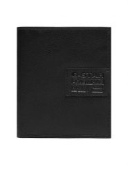 G-Star Raw Portfel HP-MAEL-1-GOAT Czarny. Czarne portfele męskie G-Star Raw, bez wzorów, ze skóry. Za 99.99 zł.