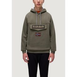 Bluza Mężczyzna NAPAPIJRI BURGEE WINT 4. Zielone bluzy męskie Napapijri, m, bez wzorów, bez kaptura. W wyprzedaży za 383.55 zł.