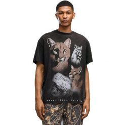 Męskie T-shirt Puma Dylan Wildcat Tee II. Czarne t-shirty męskie Puma, m, bez wzorów, z bawełny, bez kołnierzyka. Za 290.00 zł.