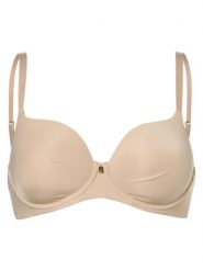 Triumph biustonosz z fiszbinami Kobiety Sztuczne włókno beżowy, 85B. Brązowe biustonosze Triumph, bez wzorów, z materiału. Za 229.95 zł.