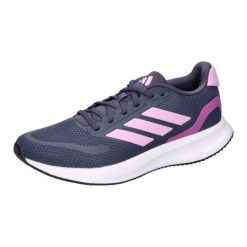 Buty damskie adidas Runfalcon 5 Running. Czarne obuwie sportowe damskie Adidas, bez wzorów, z materiału, do biegania. Za 221.99 zł.