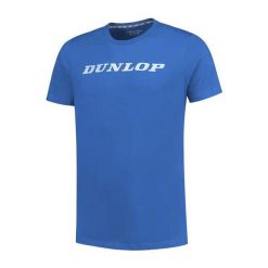 Koszulka sportowa męska Dunlop Essentials Tee. Niebieskie koszulki sportowe męskie Dunlop, m, bez wzorów, bez kołnierzyka, bez ramiączek. Za 79.99 zł.