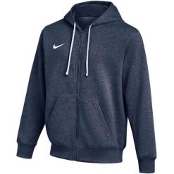 Bluza męska Nike Park 26 Fleece Full-Zip Hoodie. Niebieskie bluzy męskie Nike, m, bez wzorów, z bawełny, z kapturem, na fitness i siłownię. Za 192.99 zł.