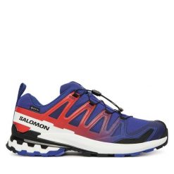 Trekkingi Salomon. Niebieskie trekkingi męskie Salomon, trekkingowe, gore-tex. Za 749.99 zł.