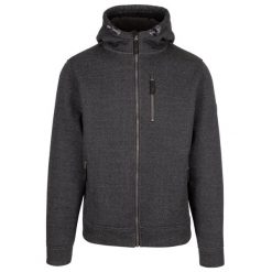 Trespass Truther - Męski Casual Jkt Black Marl. Czarne kurtki męskie Trespass, m, bez wzorów, casualowe, bez kaptura. Za 391.99 zł.