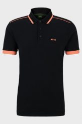 Koszulka Polo męska BOSS Paddy 1 NERO regular fit czarna (50512995-001). Czarne koszulki polo męskie Boss, m, bez wzorów, sportowe, bez ramiączek. Za 279.00 zł.