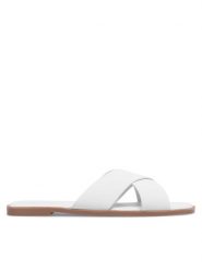 Jenny Fairy Klapki WFA2749-1 Biały. Białe klapki damskie Jenny Fairy, bez wzorów, z syntetyku, bez obcasa. Za 69.99 zł.