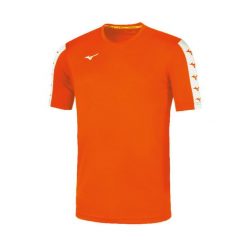 Koszulka Mizuno Nara Tee. Brązowe koszulki sportowe męskie Mizuno, m, bez wzorów, z poliesteru, bez kołnierzyka, bez ramiączek, na fitness i siłownię. Za 176.50 zł.