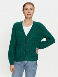 Cream Kardigan Merle 10610140 Zielony Relaxed Fit. Zielone kardigany damskie Cream, l, bez wzorów, z syntetyku, bez kołnierzyka, bez ramiączek, bez kaptura. Za 219.99 zł.