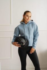 Bluza z kapturem JD ATTACK Elowyn. Czerwone bluzy sportowe damskie JD ATTACK, l, bez wzorów, z materiału, bez kaptura, na fitness i siłownię. Za 239.00 zł.