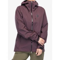 Kurtka z membraną damska Black Diamond Highline Stretch Shell. Fioletowe kurtki sportowe damskie Black Diamond, bez wzorów, bez kaptura, trekkingowe. Za 1,032.99 zł.