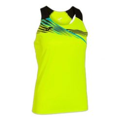 Tank top Joma Elite X. Czarne koszulki sportowe damskie Joma, bez wzorów, bez kołnierzyka, bez ramiączek, do biegania. Za 149.50 zł.