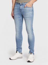 Guess Jeansy Chris M2YA27 D4Q43 Niebieski Super Skinny Fit. Niebieskie jeansy męskie Guess. Za 359.99 zł.