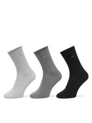 Calvin Klein Skarpety długie 701234368 Szary. Szare skarpety damskie Calvin Klein, bez wzorów, z bawełny. Za 69.99 zł.