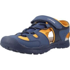 Sandały GEOX J VANIETT B Niebieski. Brązowe sandały męskie Geox, z syntetyku, bez zapięcia. Za 196.99 zł.