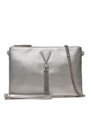 Valentino Torebka Divina VBS1R419G Srebrny. Szare torebki do ręki damskie Valentino, bez wzorów, ze skóry, wizytowe, bez dodatków. Za 199.99 zł.