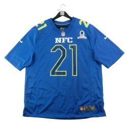 Second life - Koszulka męska NFL Dallas Cowboys Nike 21 - Jak nowy. Niebieskie koszulki sportowe męskie Nike, l, bez wzorów, bez kołnierzyka, bez ramiączek, do piłki nożnej. Za 212.96 zł.