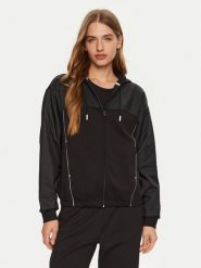 Champion Bluza 117474 Czarny Regular Fit. Czarne bluzy damskie Champion, l, bez wzorów, z syntetyku, bez kaptura. Za 269.99 zł.