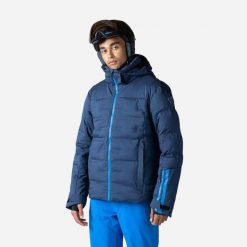 Kurtka narciarska męska Rossignol Depart. Niebieskie kurtki sportowe męskie Rossignol, na zimę, m, bez wzorów, narciarskie. Za 3,150.00 zł.