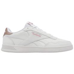 Buty treningowe damskie Reebok Court Advance. Białe obuwie sportowe damskie Reebok, bez wzorów. Za 220.00 zł.