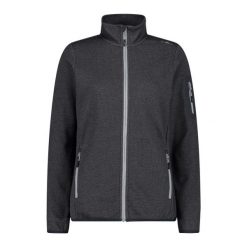 Bluza damska turystyczna CMP 34H6386. Szare bluzy sportowe damskie CMP, l, bez wzorów, z materiału, z kapturem, trekkingowe. Za 247.80 zł.