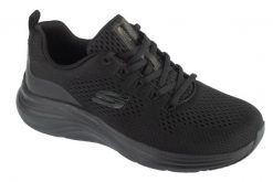 Buty sportowe Sneakersy damskie, Vapor Foam - Fresh Trend. Czarne obuwie sportowe damskie Skechers, bez wzorów, z materiału, trekkingowe. Za 289.99 zł.