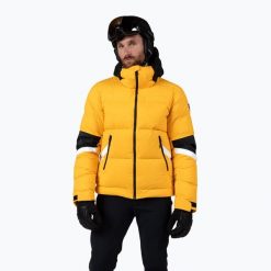 Kurtka narciarska męska Rossignol Daille Down. Żółte kurtki snowboardowe męskie Rossignol, m, bez wzorów, bez kaptura, narciarskie. Za 1,959.00 zł.