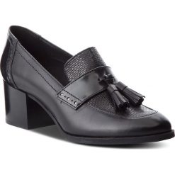 Półbuty GEOX - D Heriete M. A D748NA 043CF C9999 Black. Czarne półbuty damskie Geox, ze skóry ekologicznej, eleganckie. W wyprzedaży za 269.00 zł.