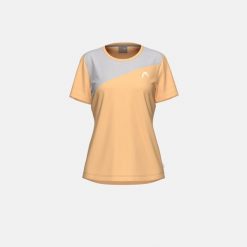 TIE-BREAK Damska Koszulka Tenisowa. Brązowe koszulki sportowe damskie Head, bez wzorów, sportowe, z asymetrycznym kołnierzem. Za 260.00 zł.
