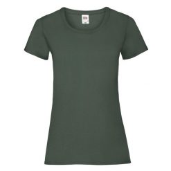 Koszulka Damska Valueweight. Zielone koszulki sportowe damskie Fruit of the Loom, xs, bez wzorów, bez kołnierzyka, bez ramiączek, trekkingowe. Za 35.99 zł.