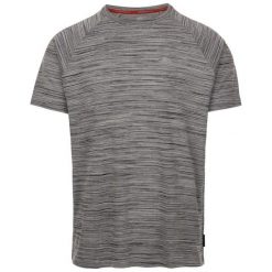 T-shirt Trespass LEECANA męski 100% poliester szary. Szare t-shirty męskie Trespass, m, bez wzorów, z poliesteru, sportowe, bez kołnierzyka. W wyprzedaży za 64.20 zł.